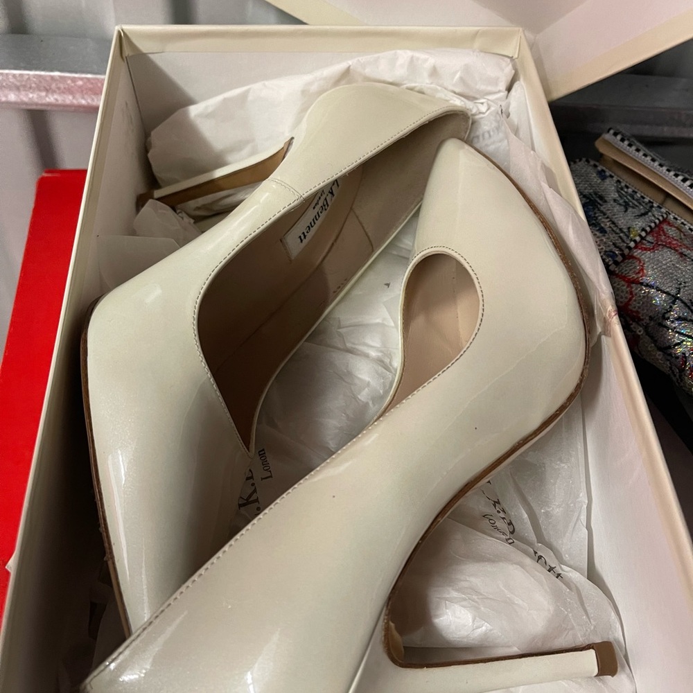 LK Bennett Cream Heels